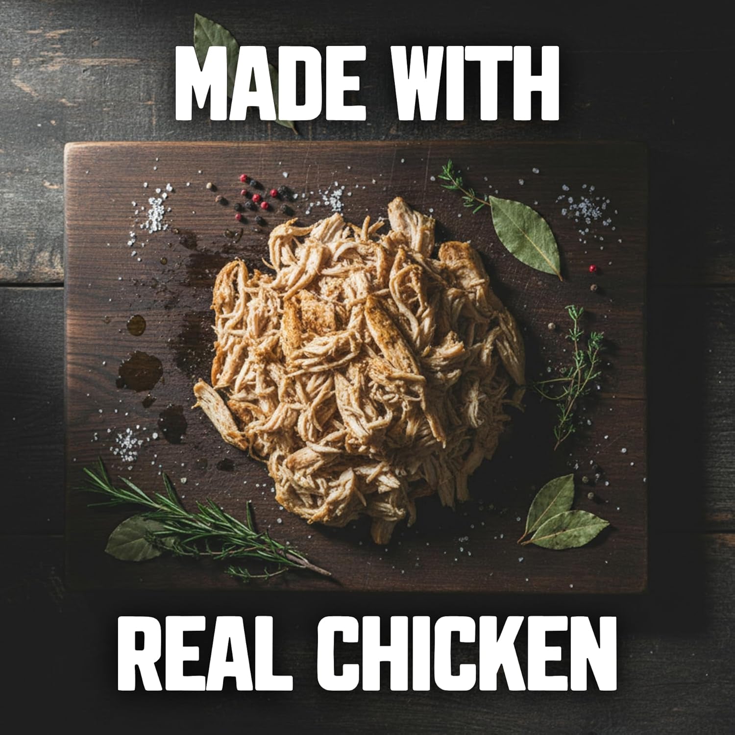 The Chew Must Go on Dog Chew, Long Lasting Healthy Snack for Adult Dogs over 50 Lbs, Made with Real Chicken, Safe Antler Alternative, Highly Digestible, Helps Clean Teeth