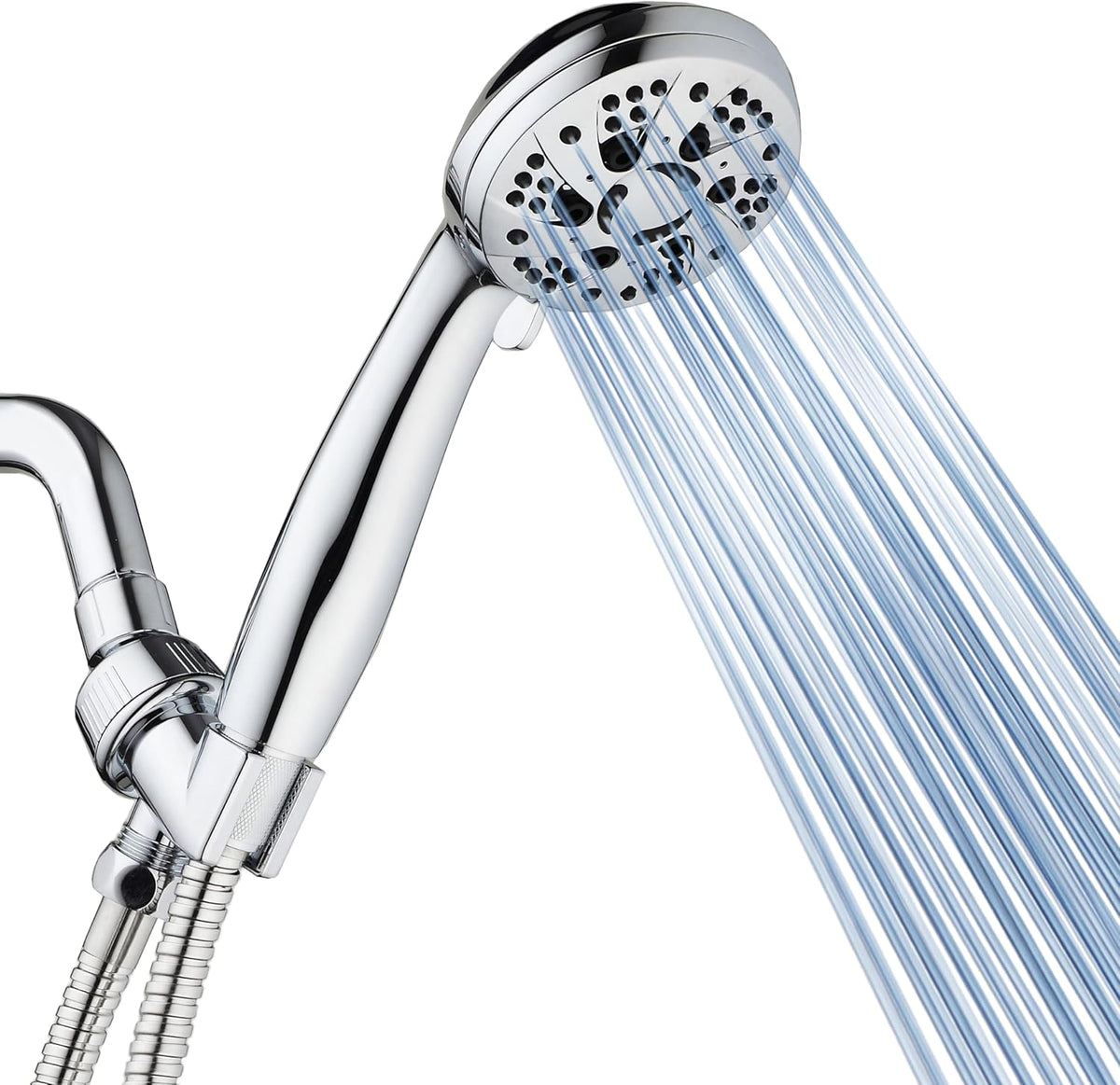 Aquadance High Pressure Luxury 6-Mode Spiral Ergonomic Handheld Shower Head