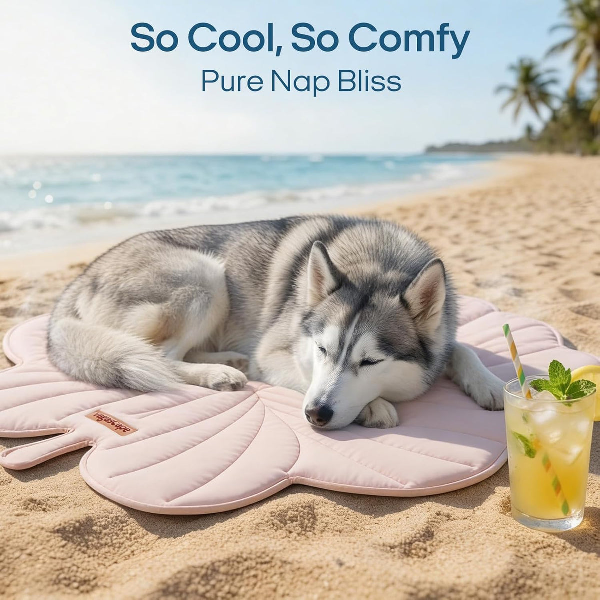 Dog Cooling Mat Washable Pet Cooling Mat, Self Cooling Mat for Dogs Large
