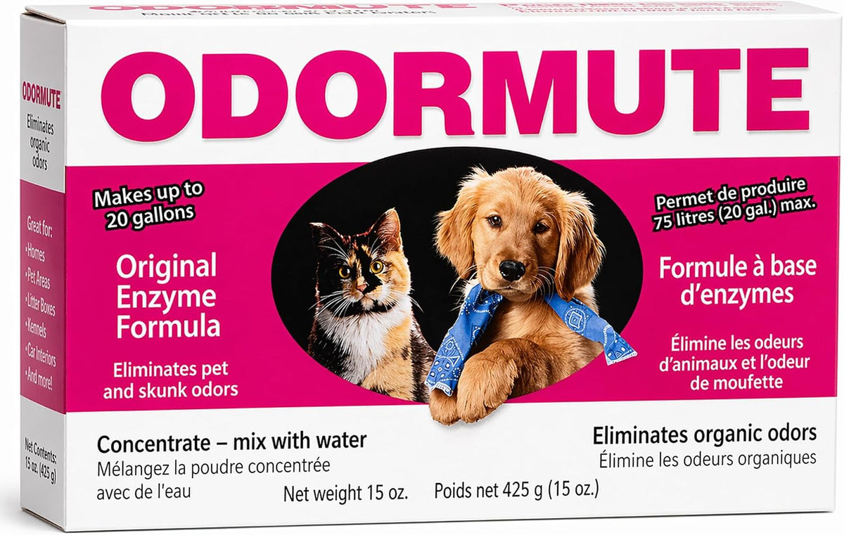 Doggie Dooley Odormute, Unscented - 15Oz Cleaning Powder Concentrate