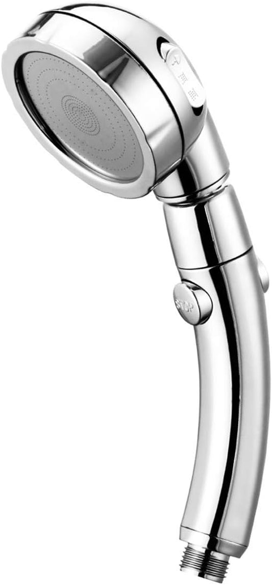 Handheld Shower Head（Without Hose and Bracket） - High Pressure Water Saving 360 Degree Rotating Adjustable Showerhead with On/Off Switch and 3 Spray Settings RV Camper Bathroom Shower Sprayer