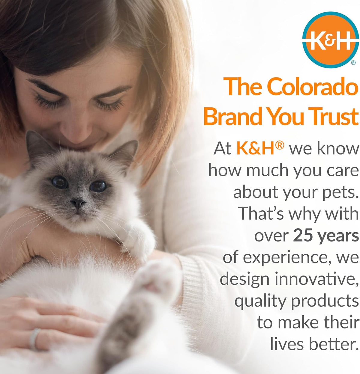 K&H Self-Warming Cat Bed Pad, Self Heating Pad, Small 21 X 17 Oatmeal/Choco