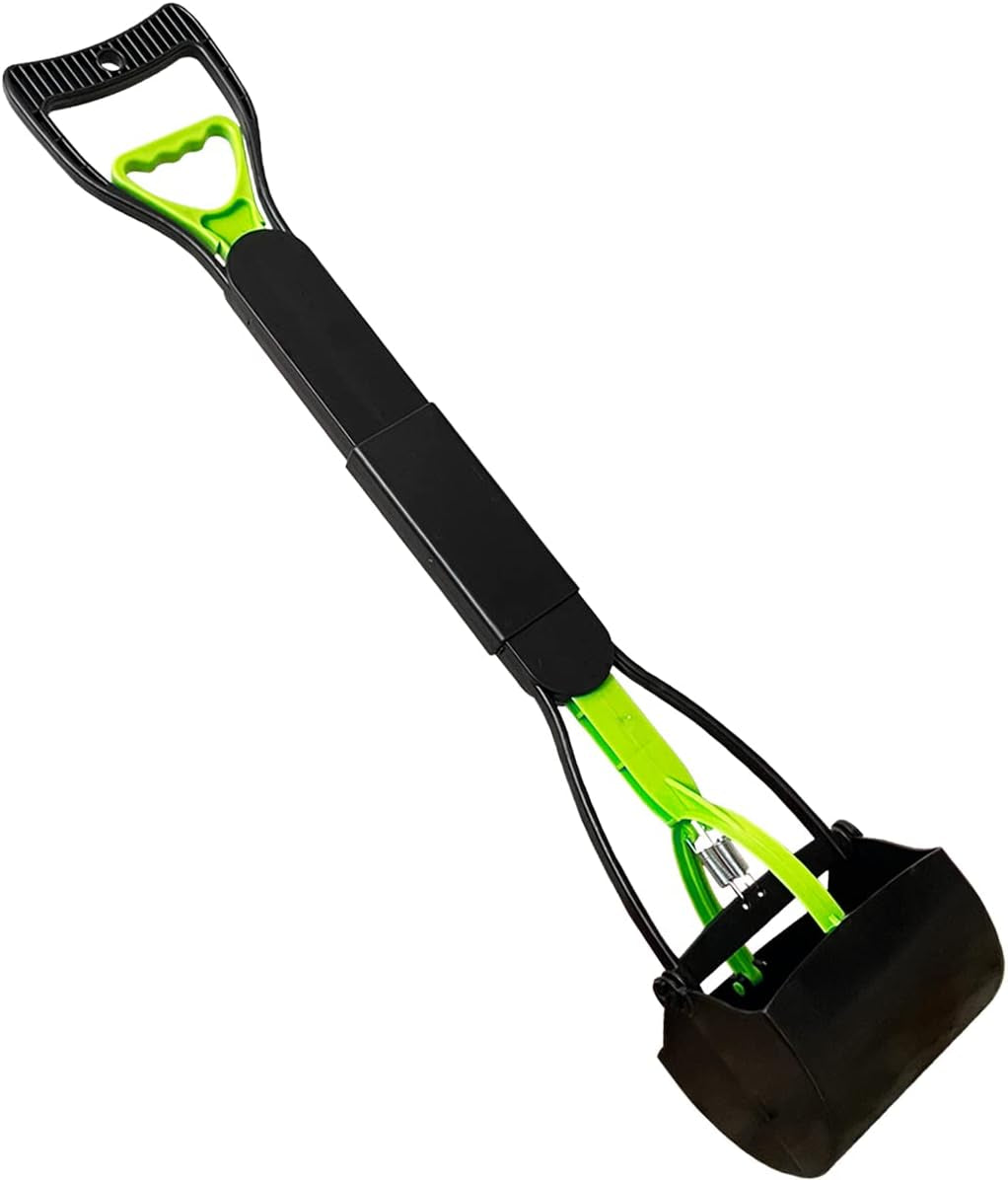 Ienjoyed 28" Large Pooper Scooper for Dogs, Heavy Duty Poop Scooper for Large Medium & Small Dog, Pet Dog Pooper Scooper for Grass & Gravel Pick Up