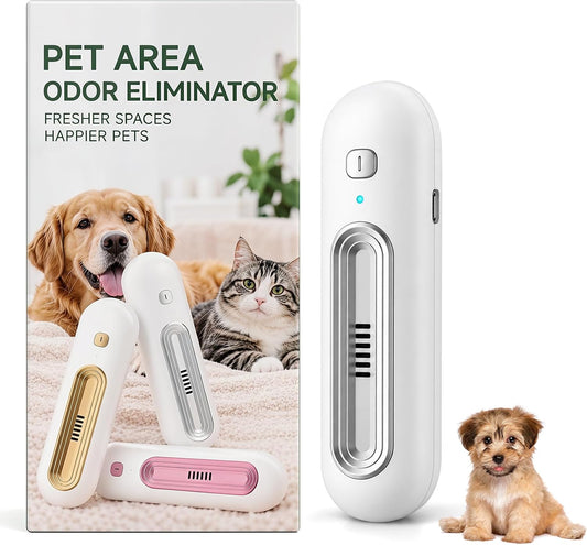 Pet Odor Eliminator,Rechargeable Portable Deodorizer for Pets,Ozo Freshen for Cats,Dual Modes with Filter-Free Design for Litter Boxes,Friger,Bedrooms and Small Spaces