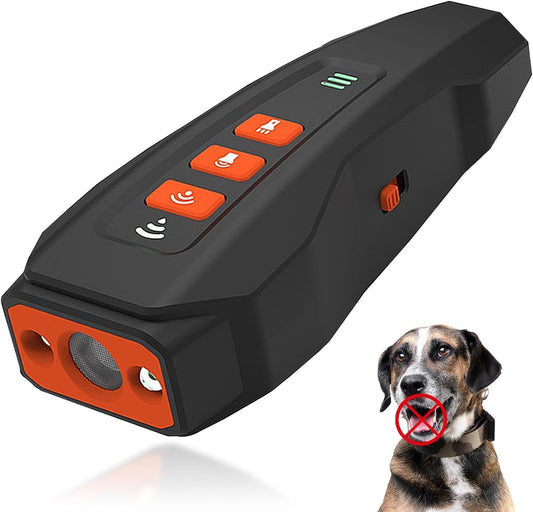 2026 Upgraded anti Barking Device for Dogs, Ultrasonic Dog Bark Deterrent, Dog Bark Deterrent Devices, Best Anti-Barking Device, 3 Modes & LED Light Portable Indoor & Outdoor