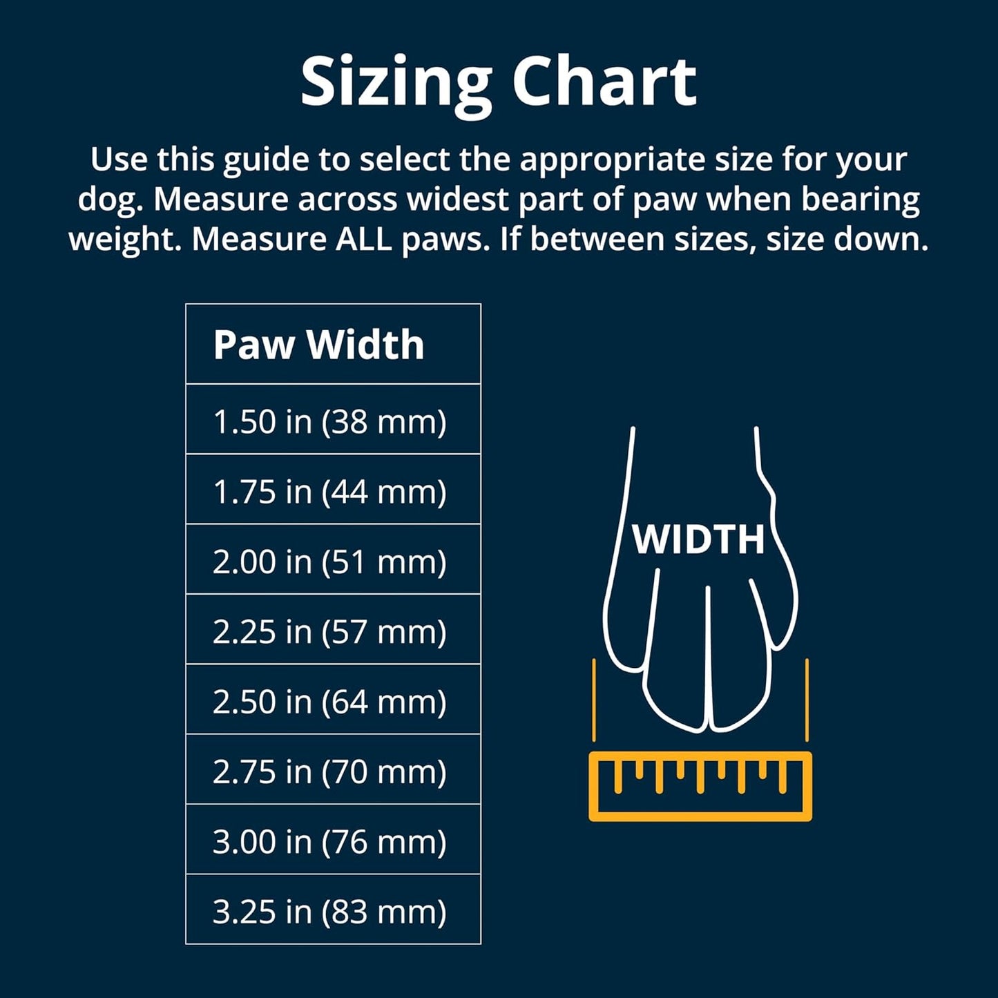 Ruffwear, Summit Trex Dog Shoes, All-Season Paw Protection with Durable Non-Slip Grip & Stay-Put Fit for Everyday Adventures, Sunrise Yellow, 2.50"