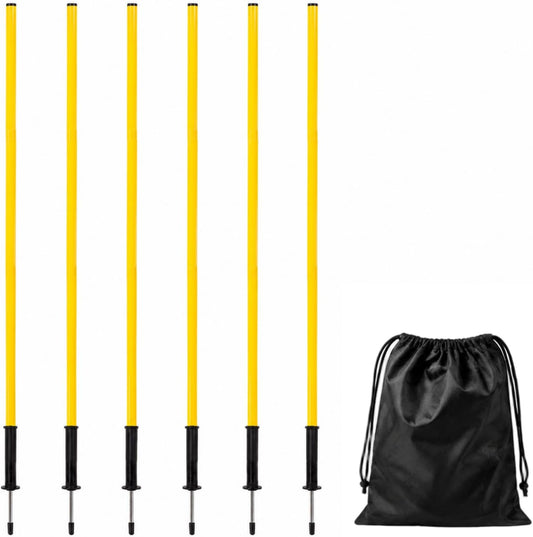 5FT Agility Training Poles, Adjustable Speed and Agility Training Equipment Sports Training Sticks