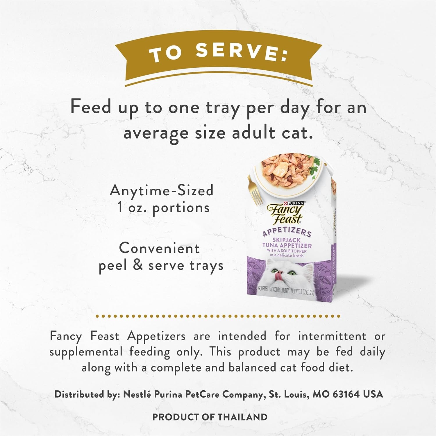 Purina Fancy Feast Appetizers Lickable Grain Free Wet Cat Food Topper Skipjack Tuna Appetizer with Sole - (Pack of 10) 1.1 Oz. Trays
