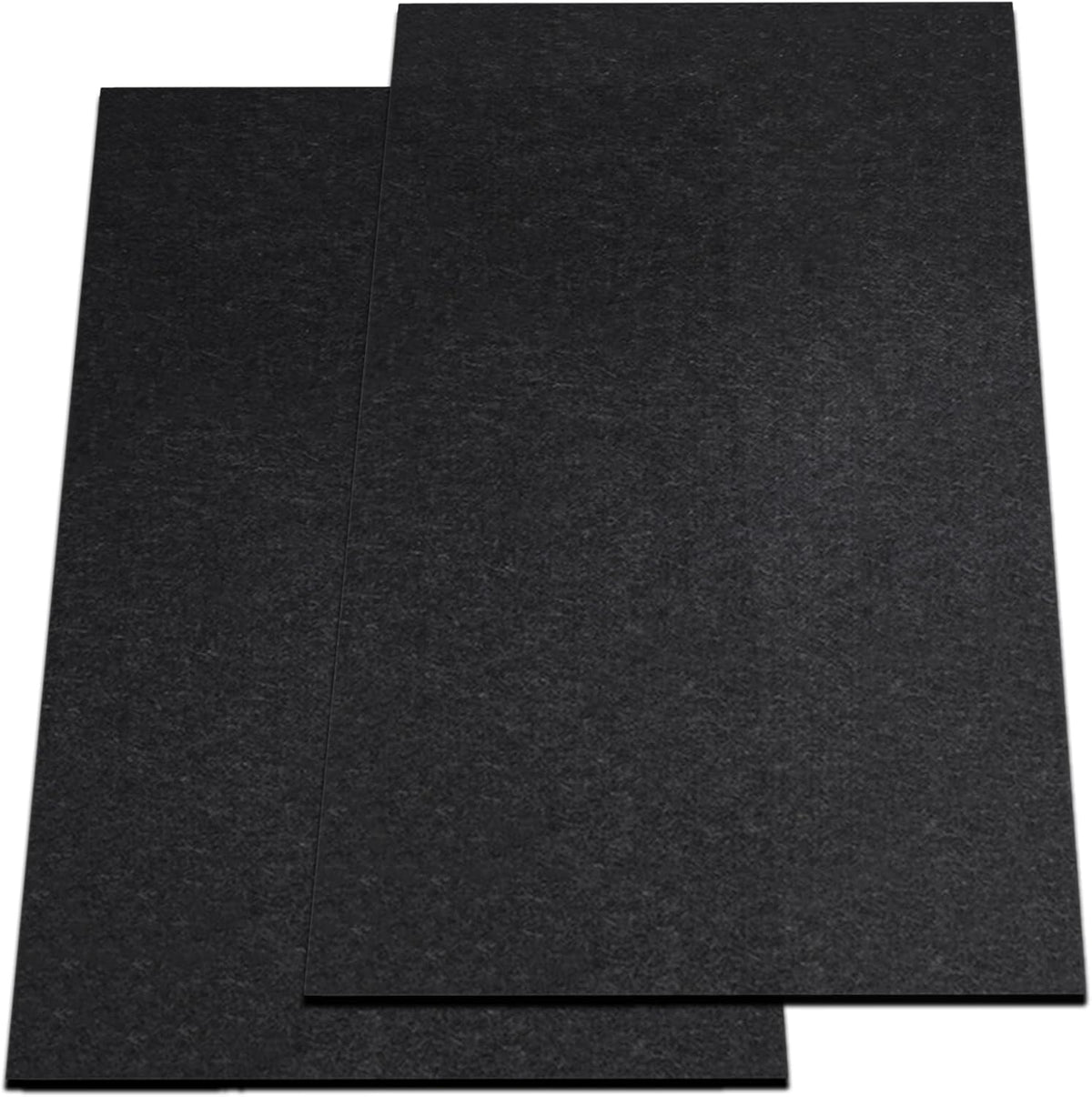 Nexboraque 2 Pack Garage Floor Mat, 60 X 36 Inch Oil Spill Mat for under Car Driveway Mats with Waterproof Backing, Black Reusable Rubber Mat Garage Mat for Protecting Surfaces