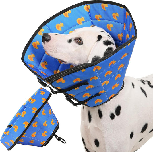 Avont Soft Dog Cone Drawstring, Snap-In, Waterproof, Anti-Lick, Foldable