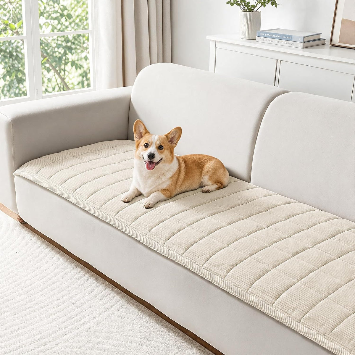 Couch Cover for Dogs Non-Slip Pet Couch Cover for Sofa Plush Protector