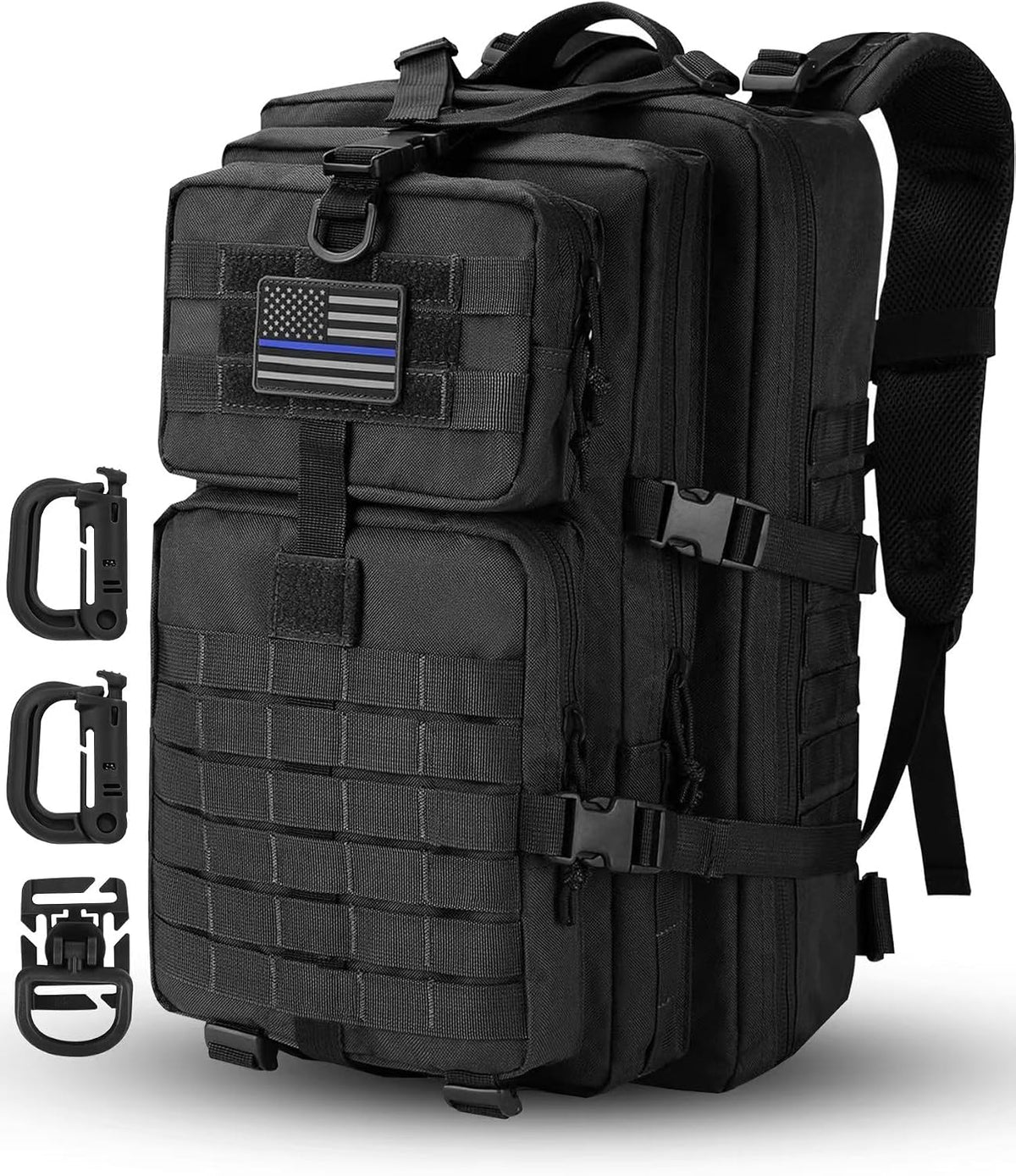 Hannibal Tactical MOLLE Assault Backpack, Tactical Backpack Military Army Camping Rucksack
