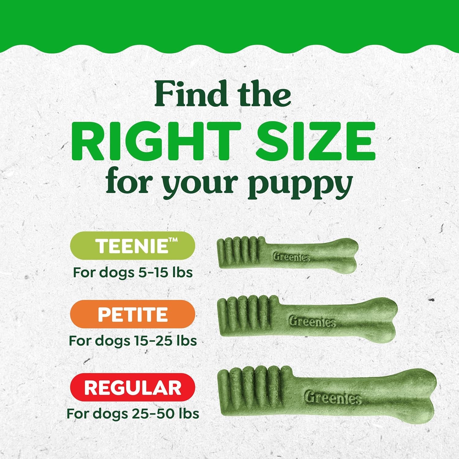 Greenies Veterinarian-Recommended Natural Dental Puppy Treats Petite Size, Dental Treats for Dogs, 12 Oz. Pack, 20 Count