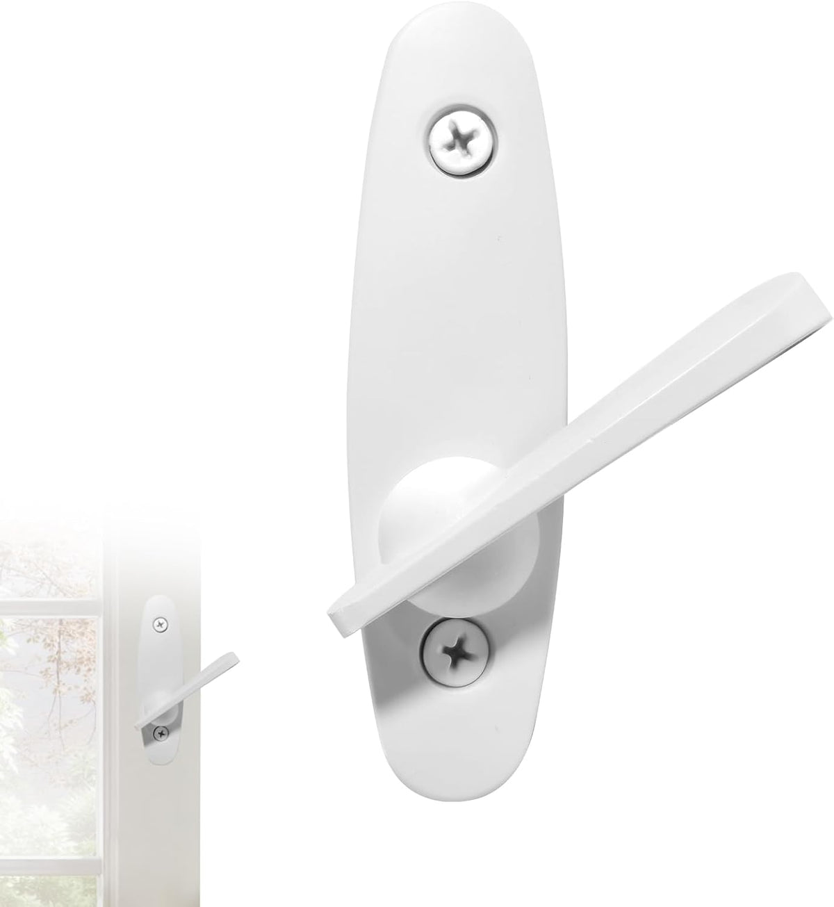 Sliding Door Lock Replacement for Andersen, Long-Lasting White