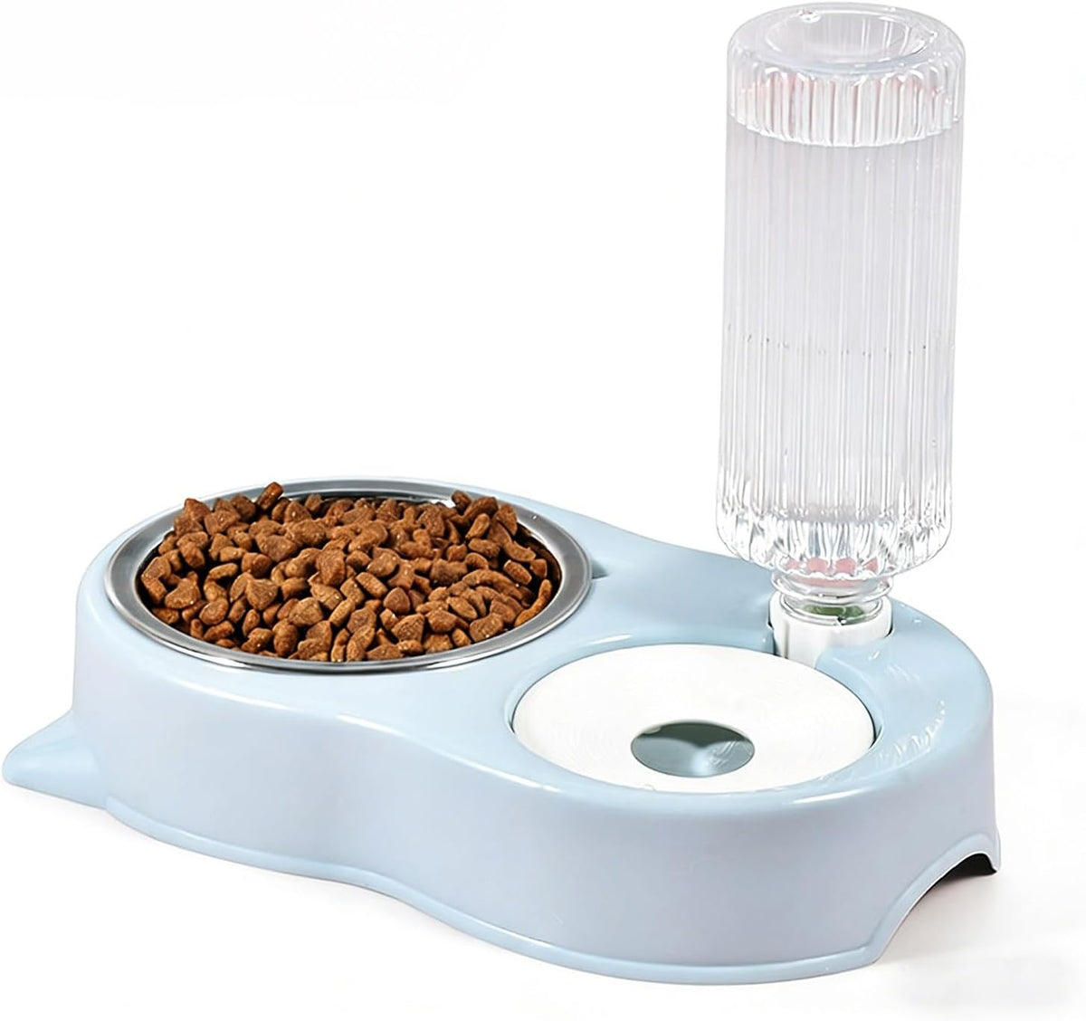 Cat Bowls Food and Water Bowl Set with Automatic Water Dispenser