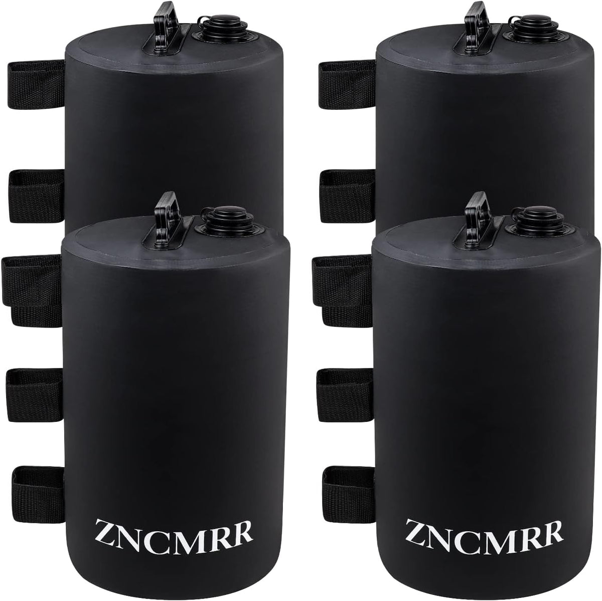 ZNCMRR Canopy Water Weight Bag 4 Pack 88 LBS Water Tent Weights Set of 4 Leg Weights for Gazebo Pop up Canopies Tent (10L Black)