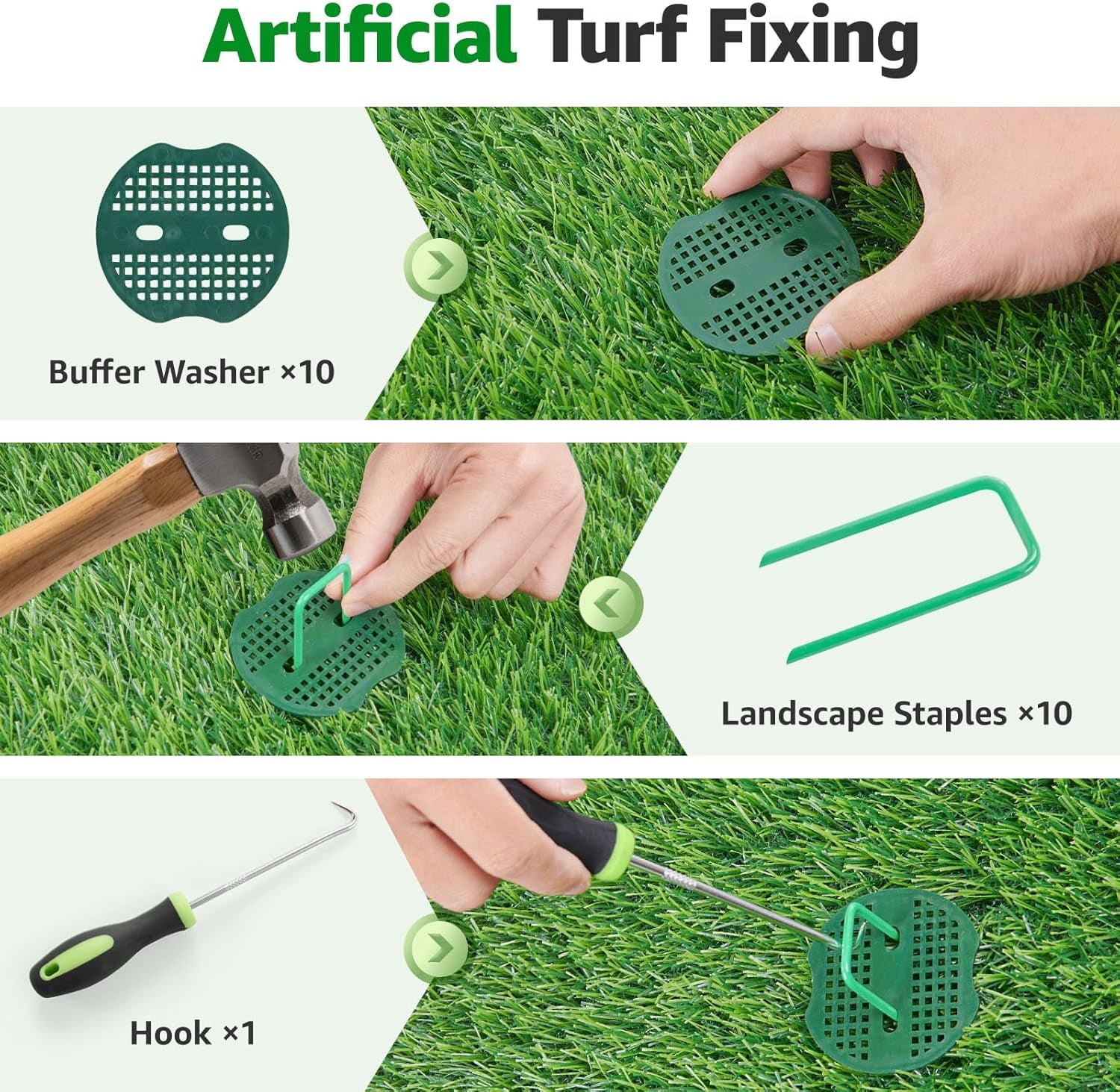 Realistic Artificial Grass Rug Indoor Outdoor: Fake Grass Turf with Drainage Holes, Pet-Friendly Dog Grass Mat, Perfect for Garden Lawn Balcony Patio Backyard Wedding Christmas Decoration, 3FT X5Ft