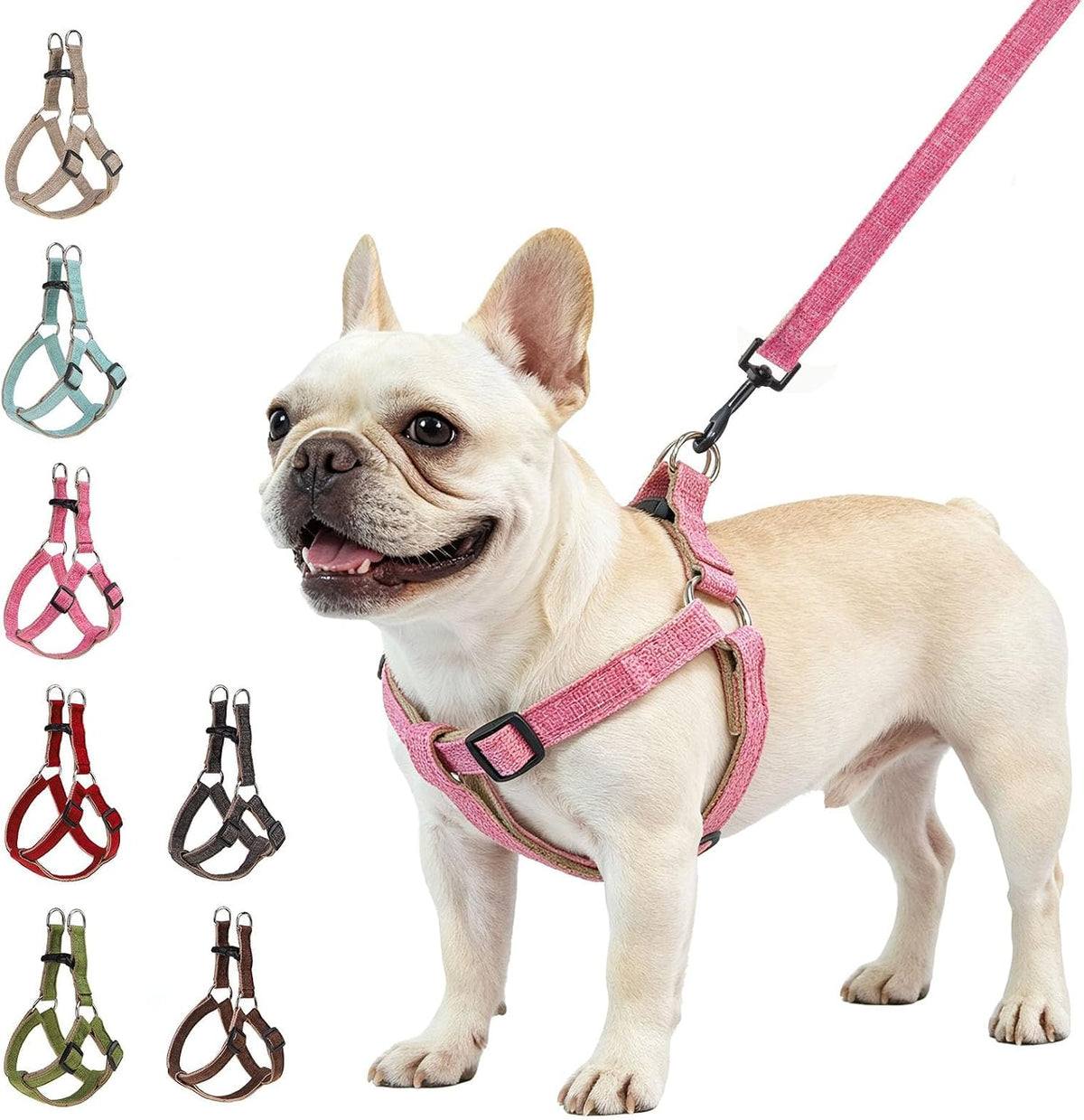 Adjustable No Pull Dog Harness and Leash Set