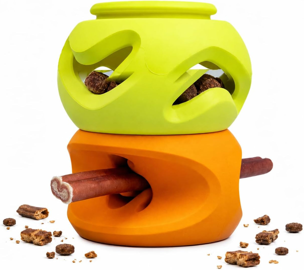 Playstack Interactive Dog Enrichment Toy – Play & Chase Stack, Large