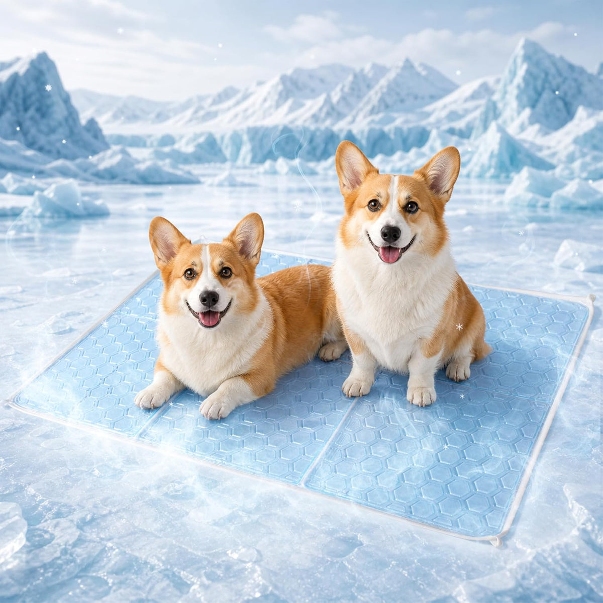Cooling Mat for Dogs, Gel Dog Instant Cooling Mat Pet Pad for Cats