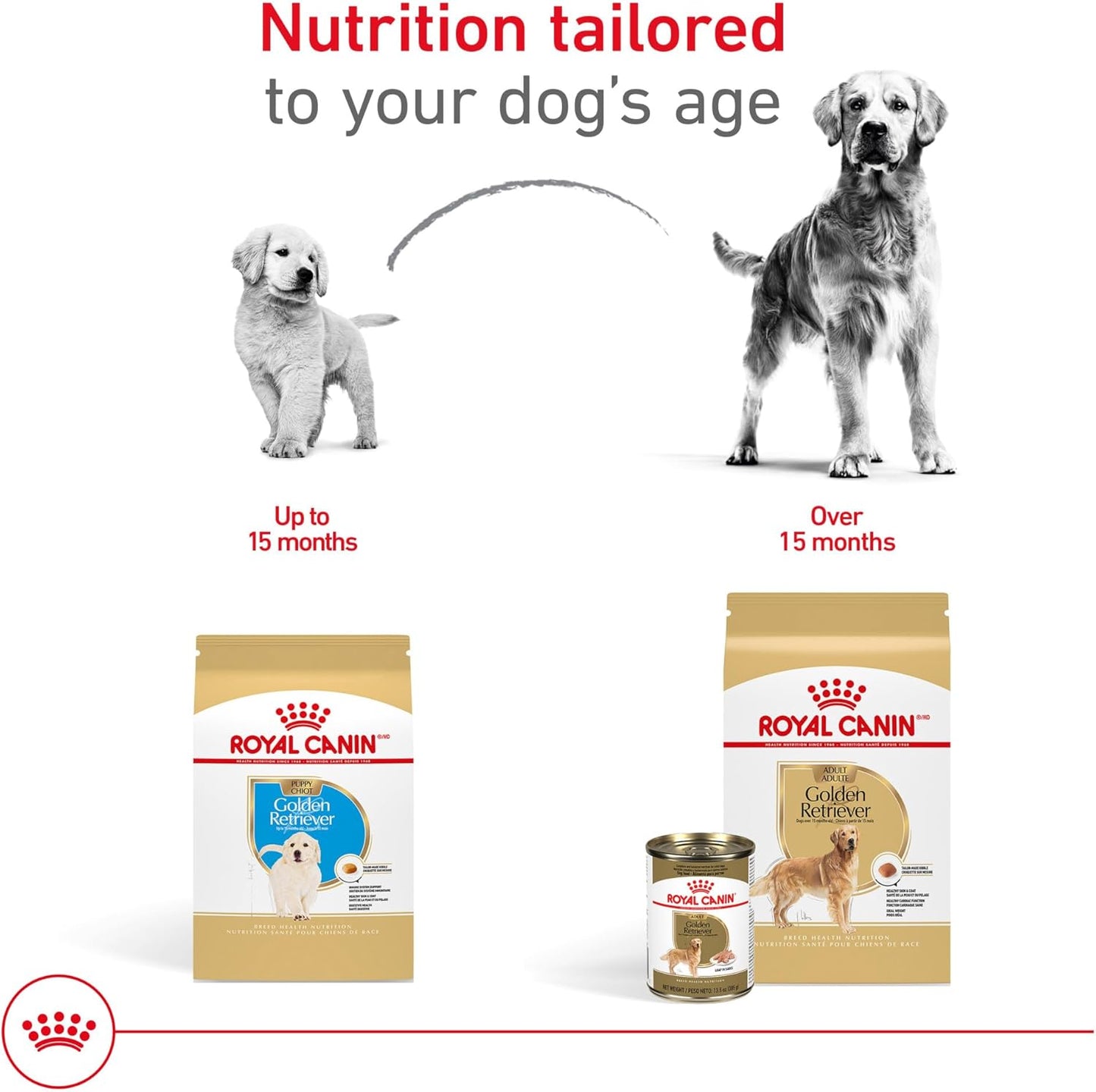 Royal Canin Breed Health Nutrition Golden Retriever Adult Dry Dog Food, 17 Lb Bag