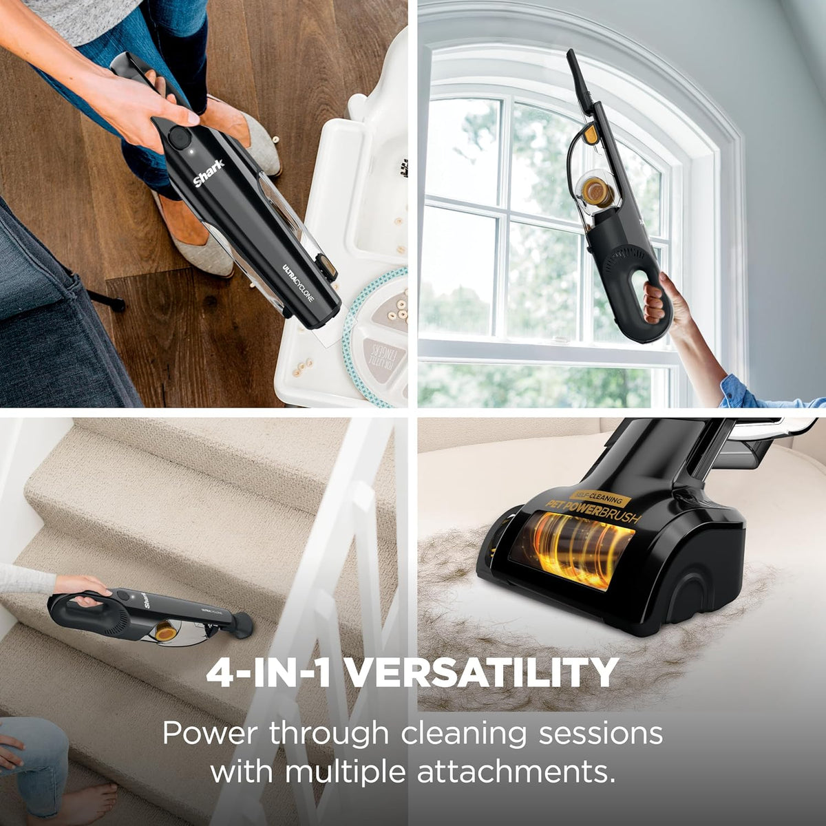 Shark Ultracyclone Pet Pro plus Cordless Hand Vacuum, Black, CH951