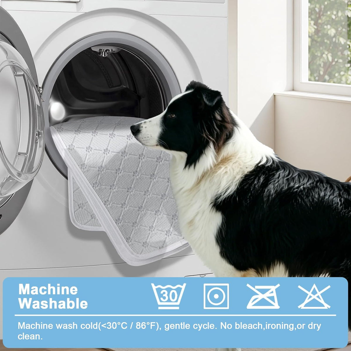 Cooling Mat for Dogs Cats,Pet Dog Cooling Mat Blanket for Dogs,24X18, Grey