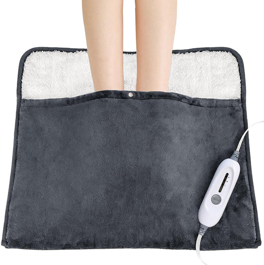 Warmmist Heated Foot Warmers, 22"×20" Electric Foot Heating Pad, Ultra Soft