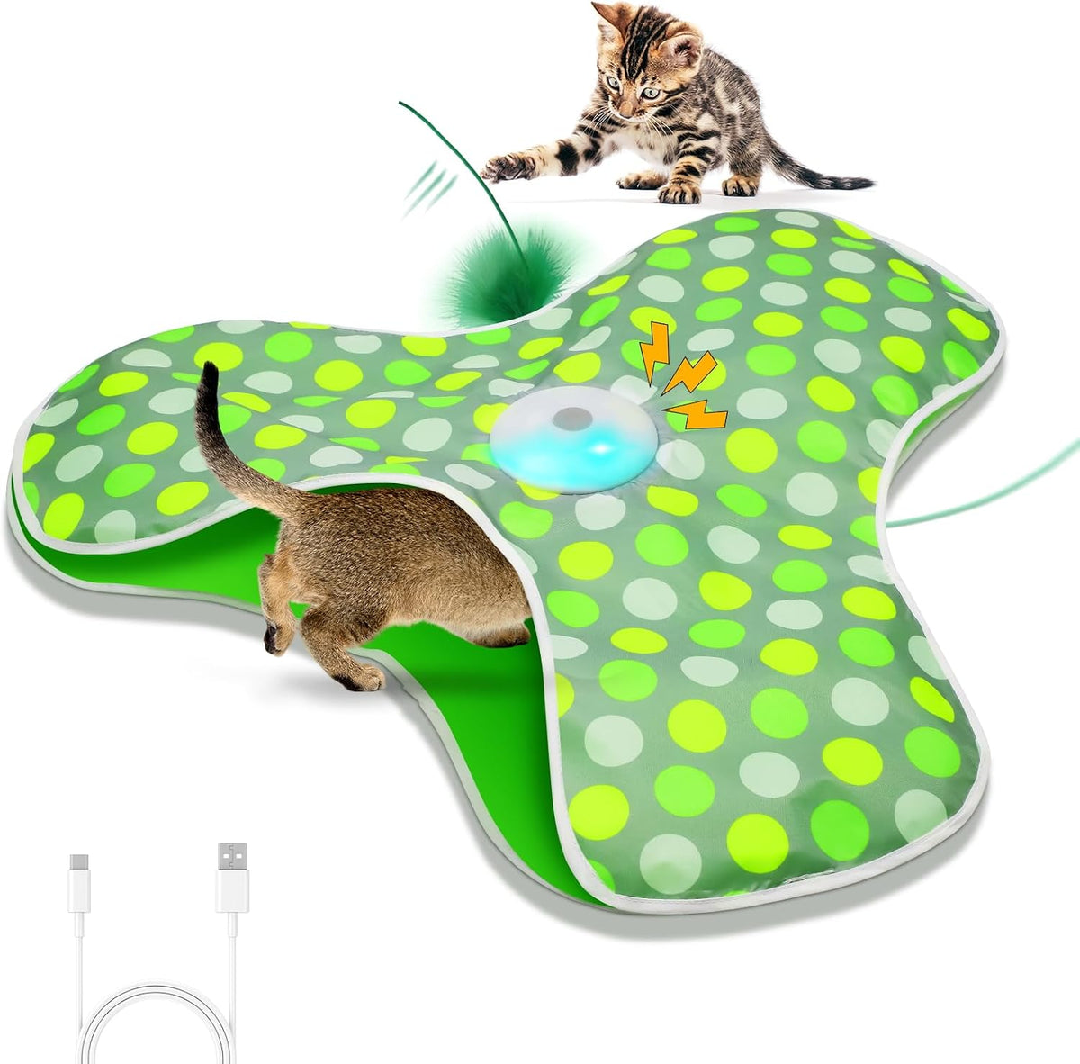 Sofolor Interactive Cat Toys for Indoor Cats, Cat Exercise Toys