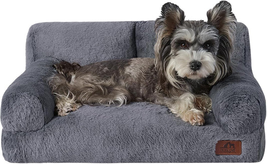 Hollypet Small Dog Large Cat Bed Puppy Couch Beds for Pets up to 25 Lbs