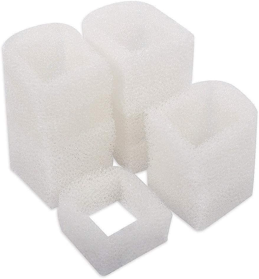 Cat Water Fountain Filter Replacement, Pet Fountain Replacement Foam Filters Compatible with Petsafe Drinkwell Pet Fountain Filters for Drinkwell Stainless Steel 360 Water Fountain 12PCS