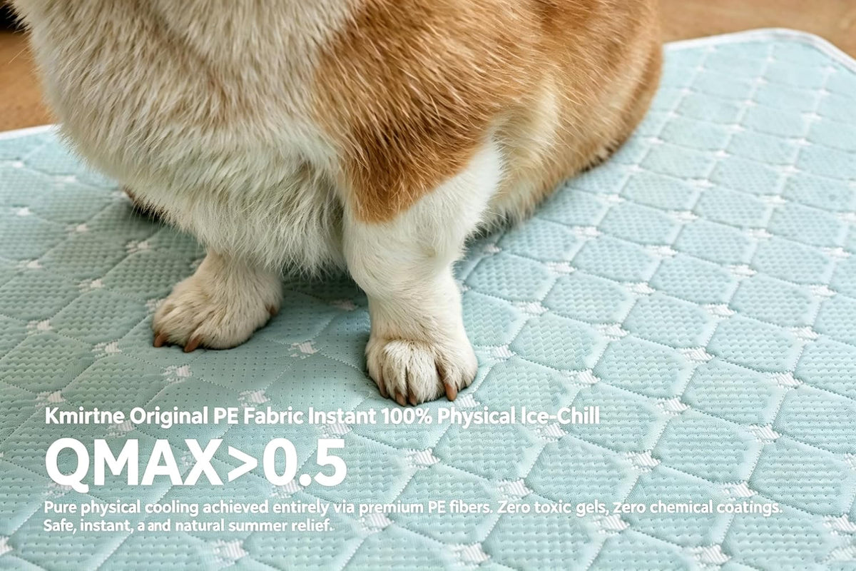 Dog Cooling Mat Instant Self Cooling Pad for Dogs & Cats 28" X 22"