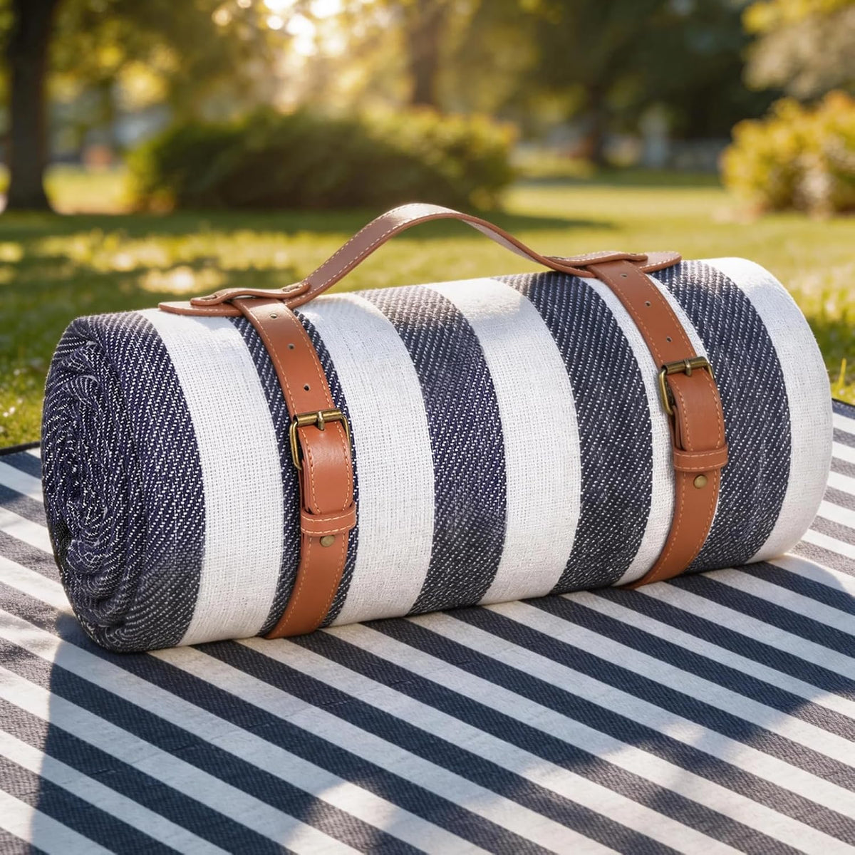 80" X 80" Picnic Blanket Extra Large, Waterproof and Foldable Beach Blanket