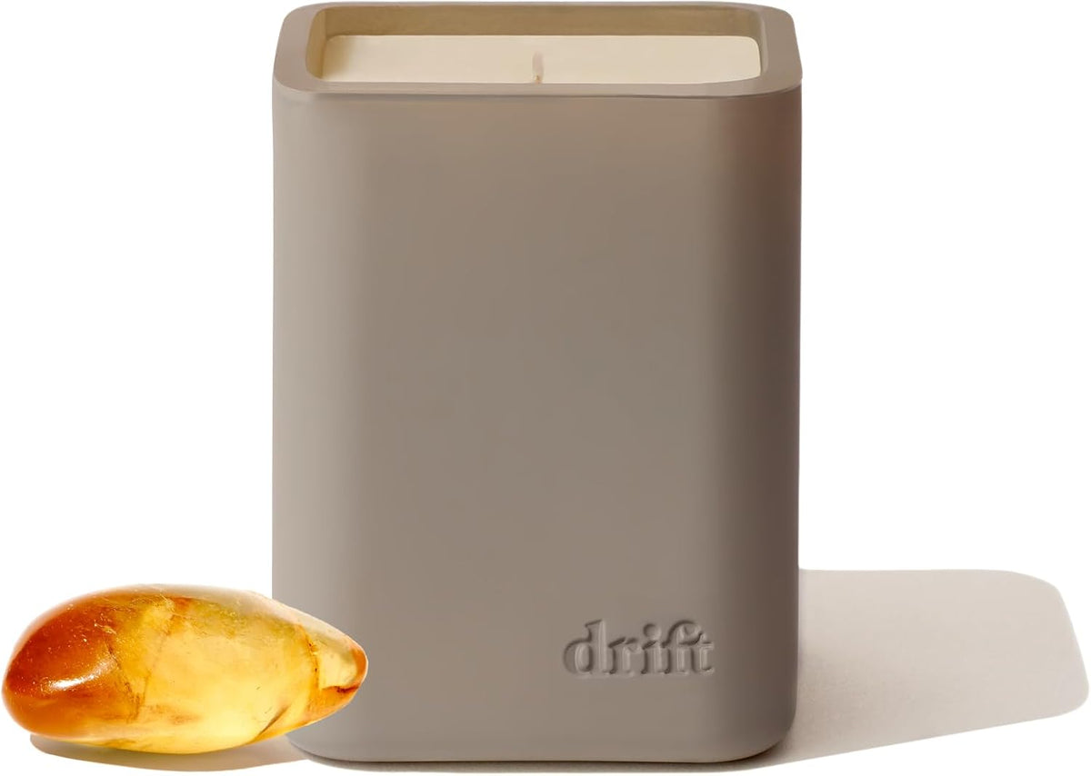 Drift Amber Scented Premium Candle - 60 Day Burn Time - 10.5 Oz