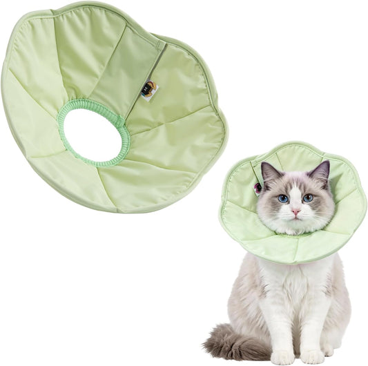 Soft Cat Cone Collar, Waterproof Recovery E-Collar, Lightweight