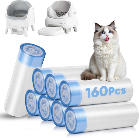 160 Ct Cat Litter Box Liners Compatible with Neakasa & Pet Pivot Litter Box
