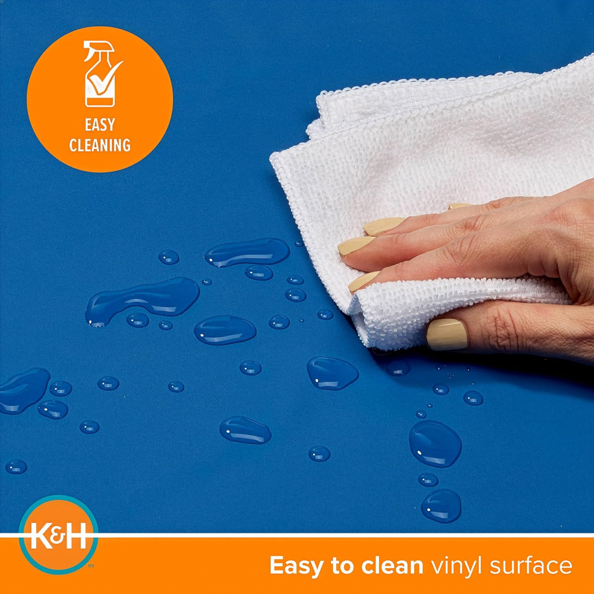 K&H Dog Cooling Mat, Coolin' Pet Pad - Medium 20X15In Chill Blue