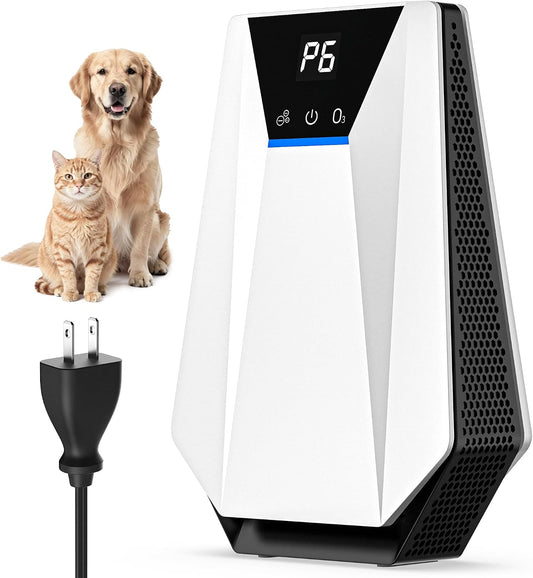 99% Cat Litter Deodorizer, Ozone Odor Eliminator & Air Ionizers