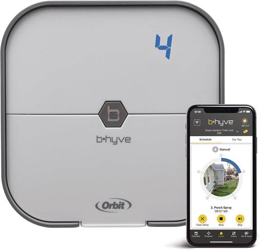 Orbit 57915 B-Hyve 4-Zone Indoor Smart Sprinkler Controller