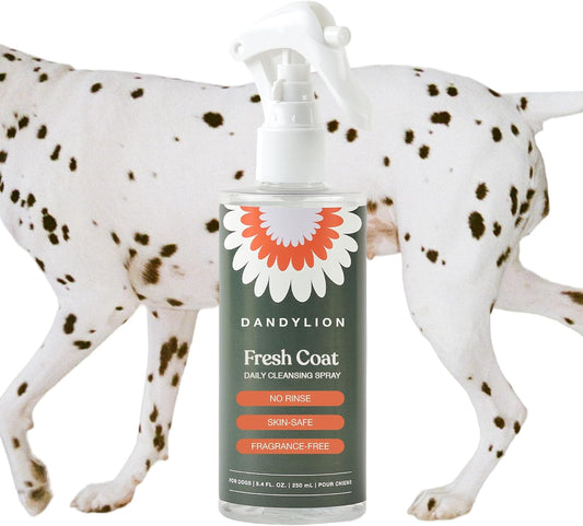 Dog Waterless Shampoo, No Rinse Cleansing Spray, 8.4 Fl Oz