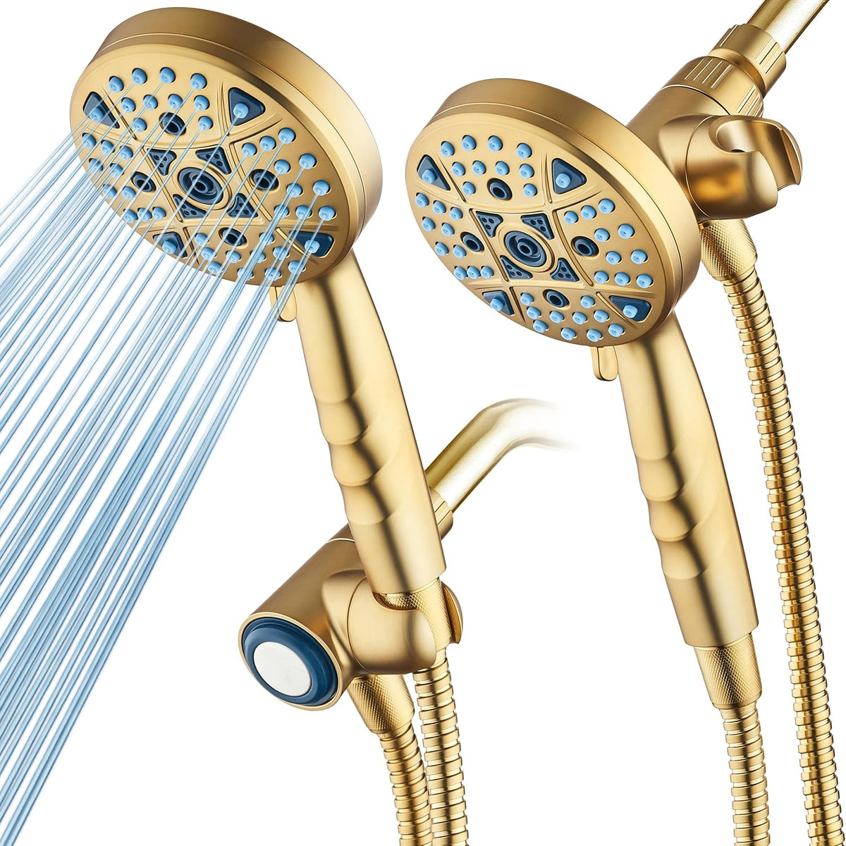 Aquacare Magneton High Pressure 8-Mode Handheld Shower Head W/Dual Bracket