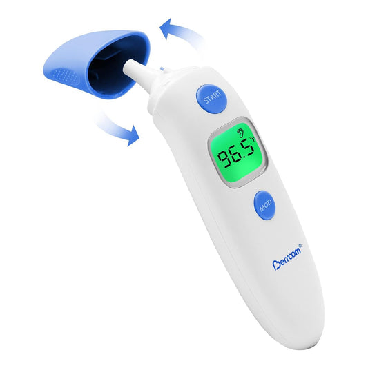 Berrcom 3-In-1 Forehead & Ear Thermometer for Adults and Kids