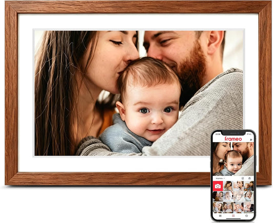 Frameo 10.1'' Wifi Digital Picture Frame, Electronic Photo Frame Slideshow