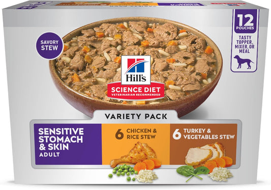 Hill'S Science Diet Sensitive Stomach & Skin Wet Dog Food Variety Pack