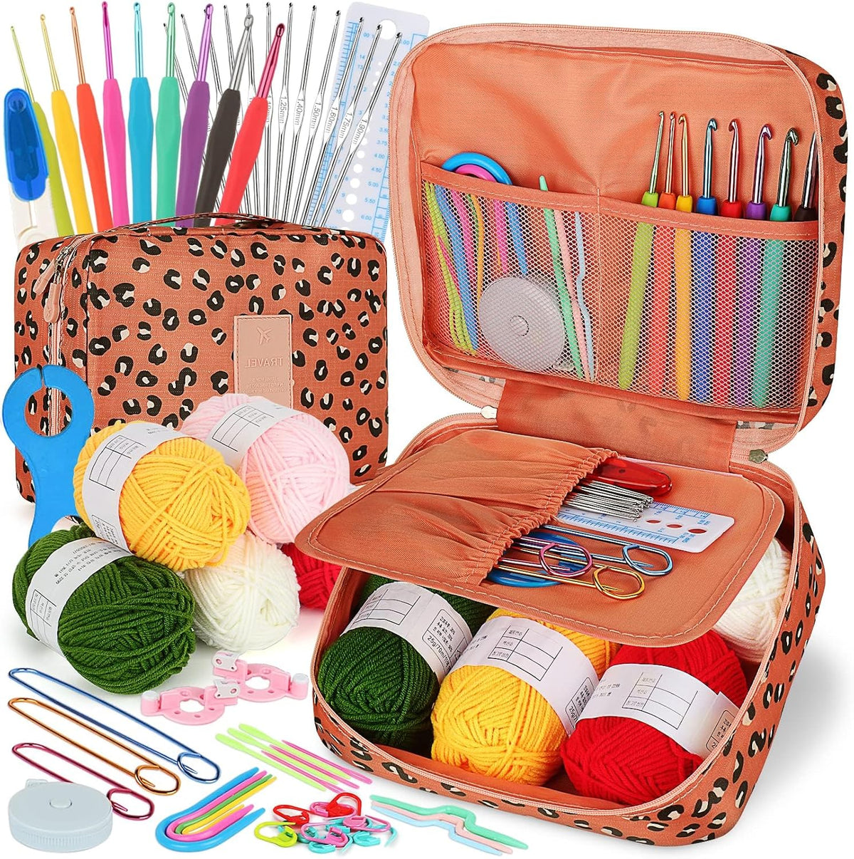 Coopay Crochet Kit for Beginners Adults Kids W/Step-By-Step Instructions