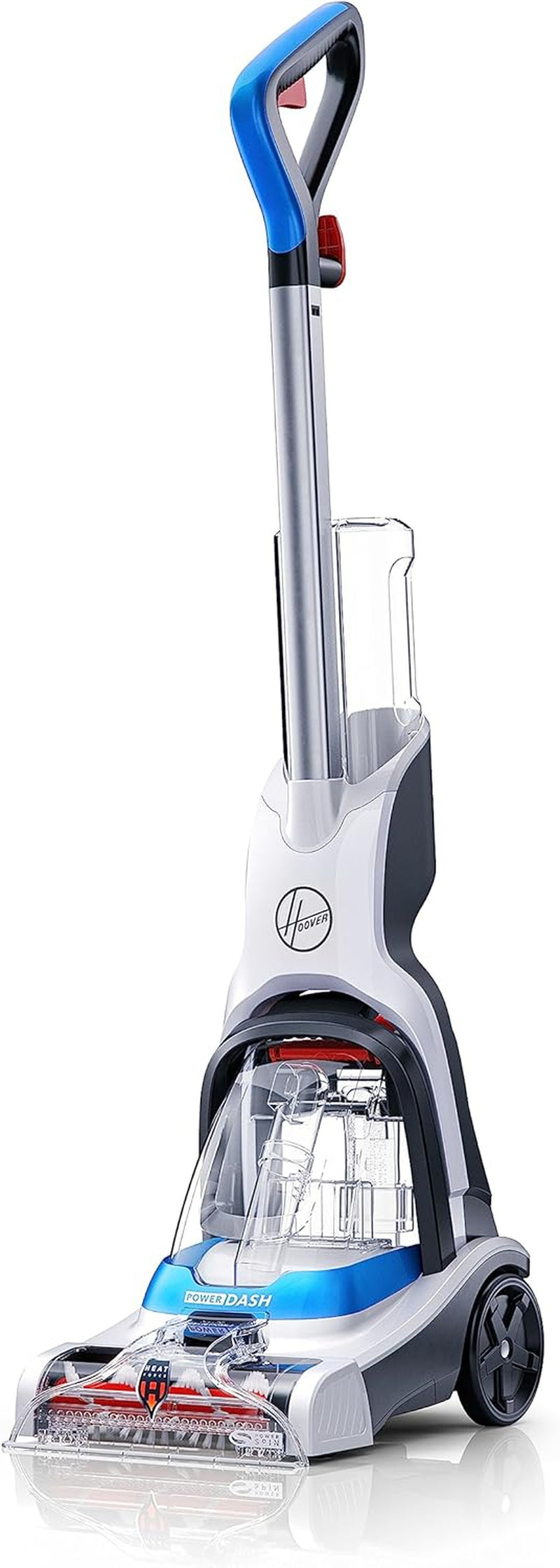 Hoover Powerdash Pet Compact Carpet Cleaner Machine, Lightweight Design, Heatforce Fast Drying, Antimicrobial Brush Roll, Pair with a Hoover Carpet Cleaner Solution