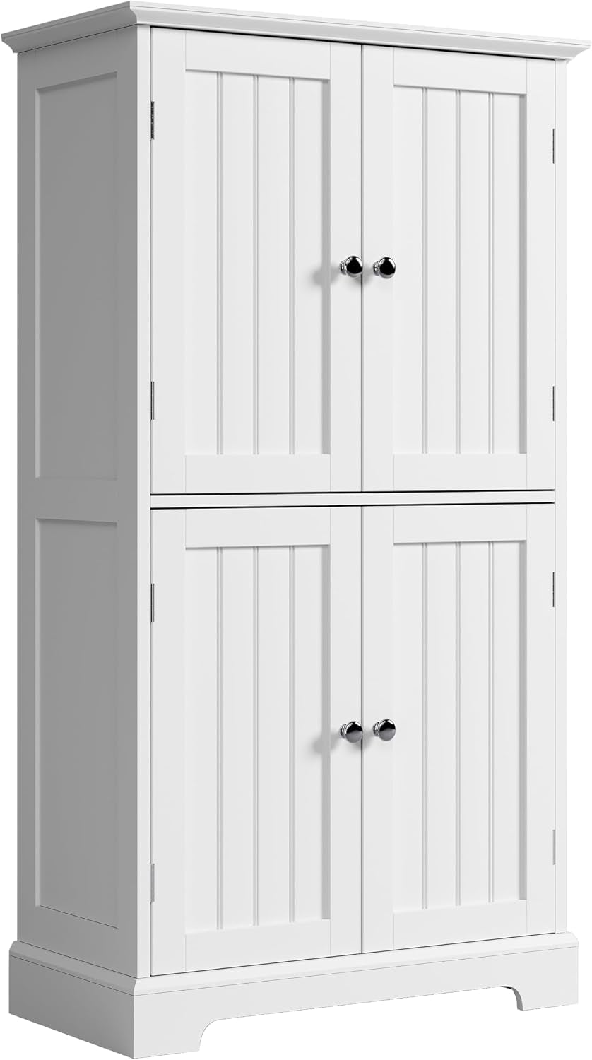 Choochoo Bathroom Floor Cabinet with Adjustable Shelves