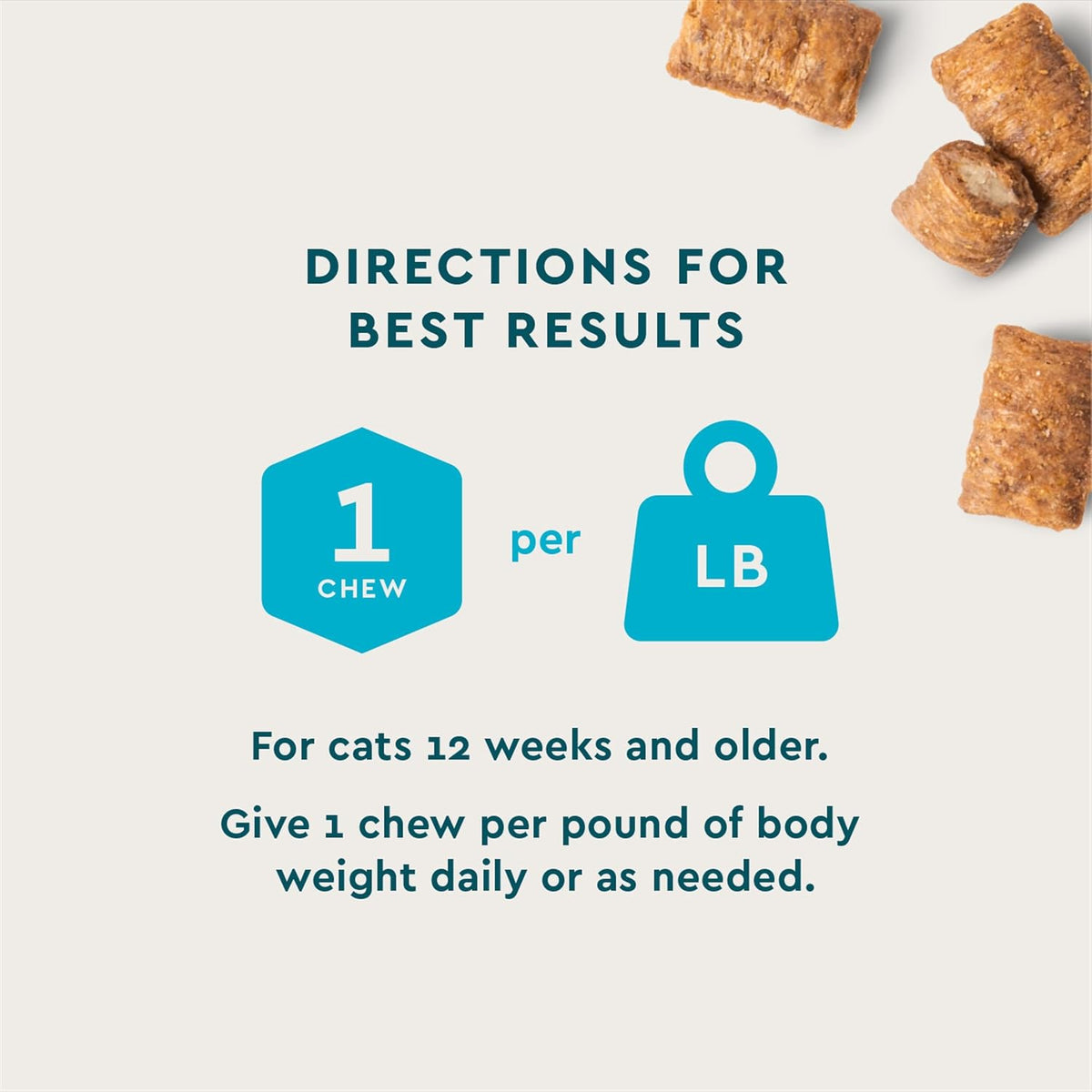 Vetiq Cat Calming Treats, Melatonin & Ashwagandha, 3.7Oz