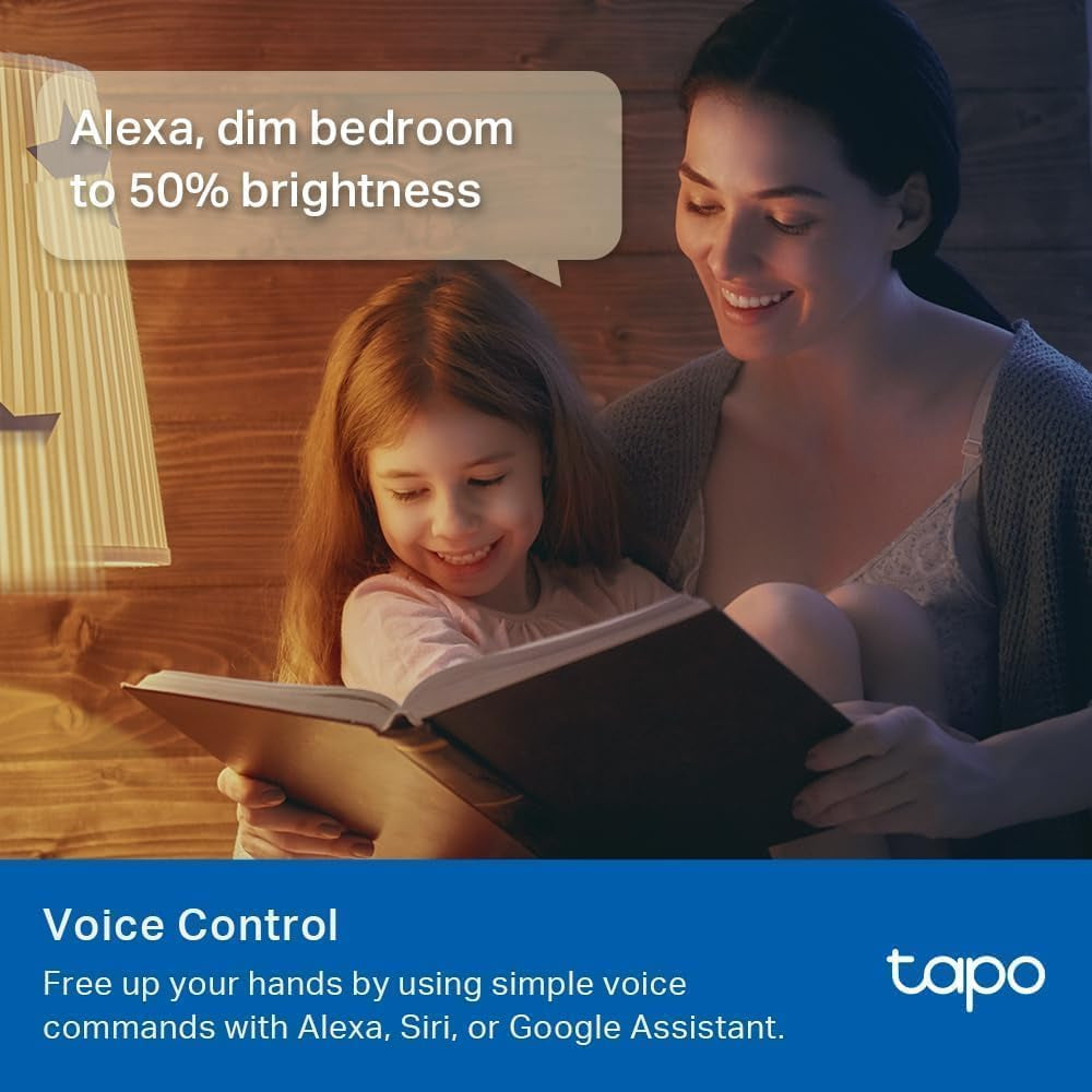 Tapo Multicolor Dimmable Smart Light Bulbs, L535E(2-Pack), A19 E26, 1100LM
