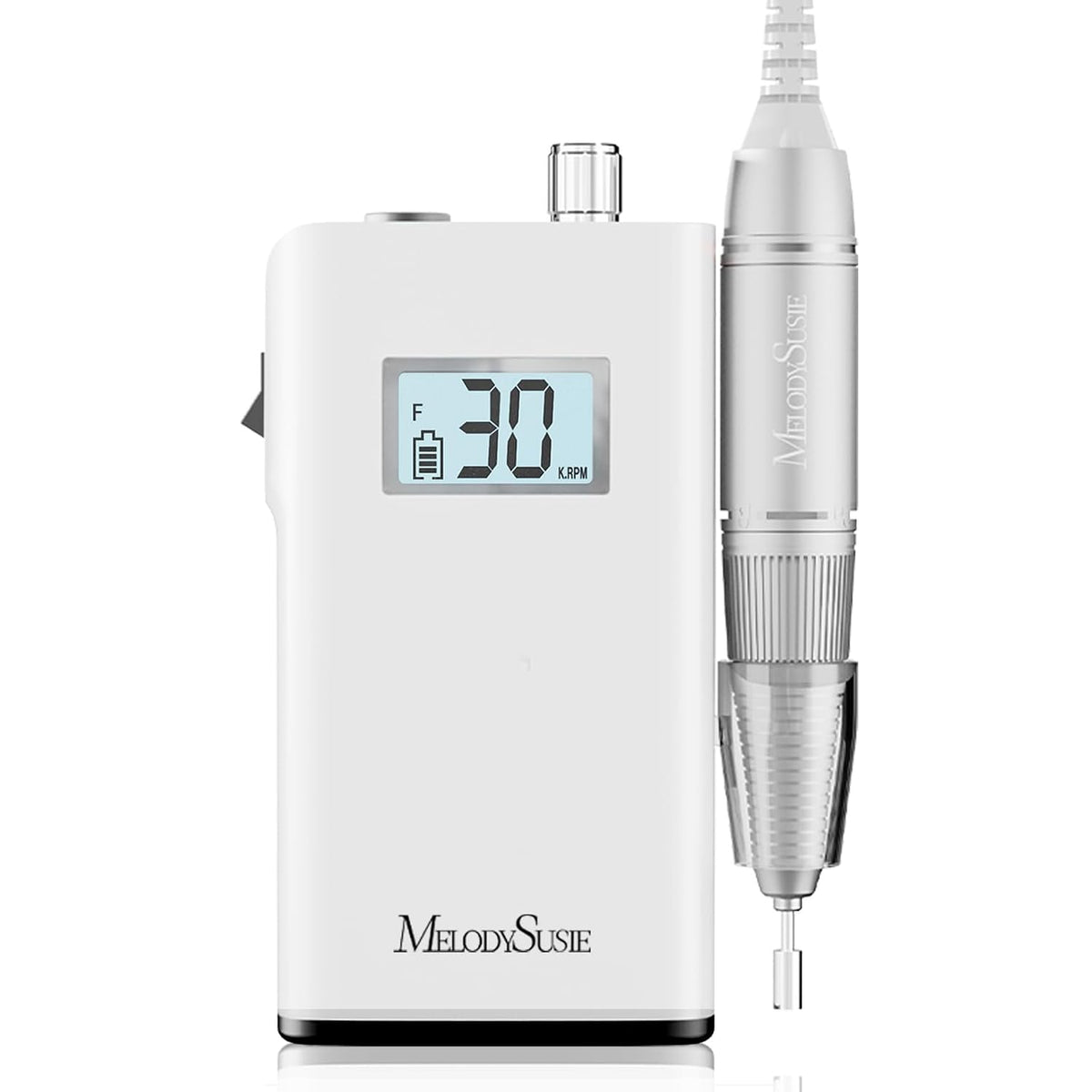 Melodysusie Portable Clip-On Nail Drill SC320H for Gel Removal & Nail Prep